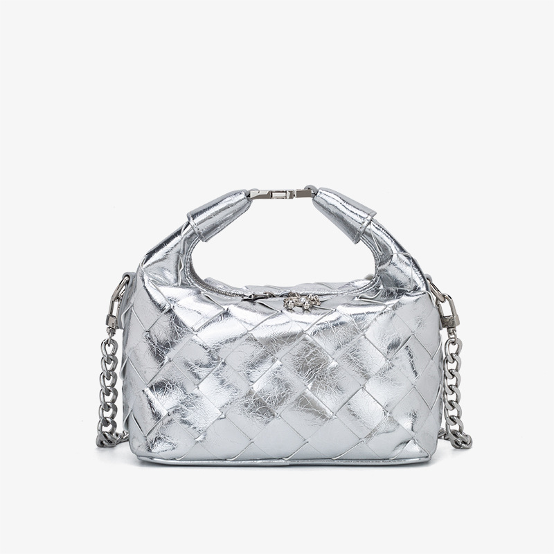 Shoulder Bag Women 2024: Leather Crossbody Handbag Tote Purses Triple Sier 5927