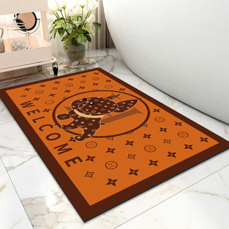 Bathroom WaterAbsorbing QuickDry Mat Bathroom Entrance Bedroom Carpet Imitation Diatomaceous Earth Soft Mat Floor Mat C250929