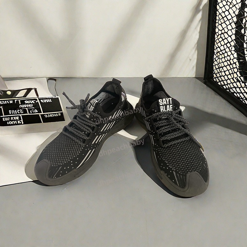 Summer Friendly Athletic Sneakers with Fly Knit Technology Sports Men's Shoes Summer Mesh Surface Breathable Trend Explosive Non-smelly Foot Casu - view 9