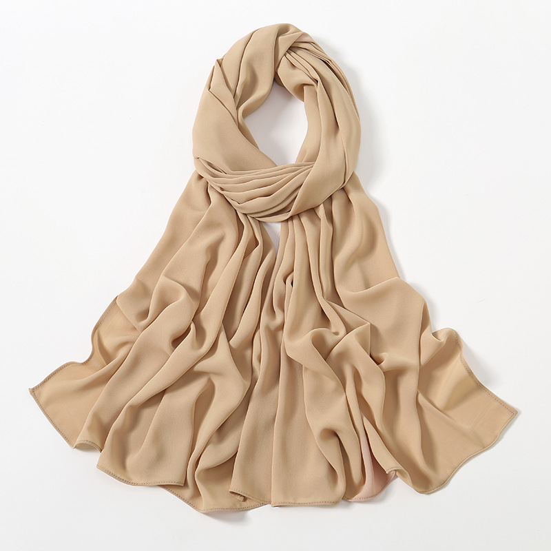 K1981 High-end solid color cashmere thick scarf, all-match warm neck scarf for autumn and winter, women's commuting daily fashion accessories, in
