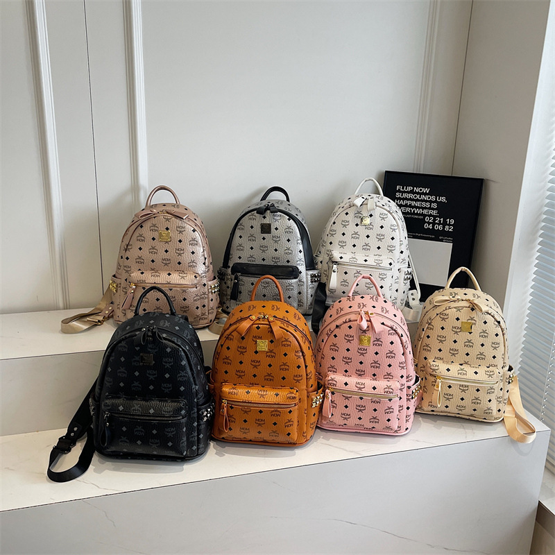 Designer Bag Luxury Bag High-Quality Women's Handbag Shoulder Bag M Home Fashion Retro Classic Flower Large Capacity Letter Rivet Backpack