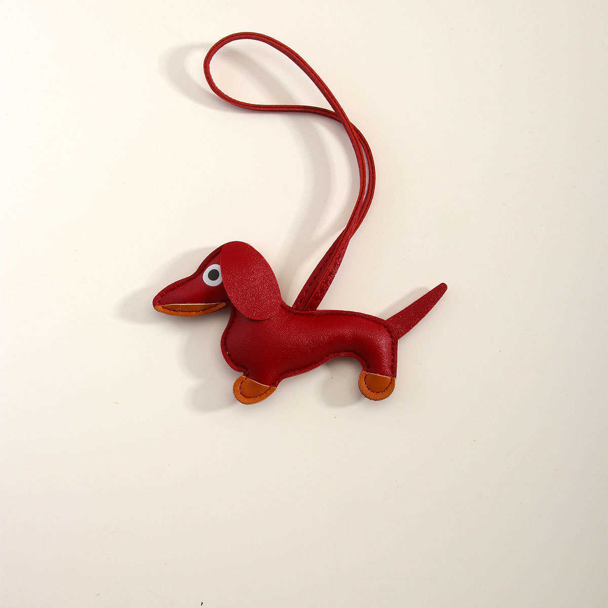 New Dachshund Puppy Pu Leather Bag Pendant Bag Leather Decoration H250928