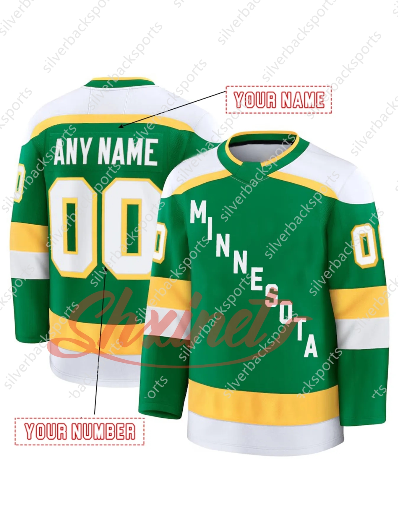 Personalized Custom Kirill Kaprizov 25th Anniversary Jersey Matthew Boldy Brock Faber Marc-Andre Fleury Marcus Foligno Mats Zuccarello Eriksson Ek