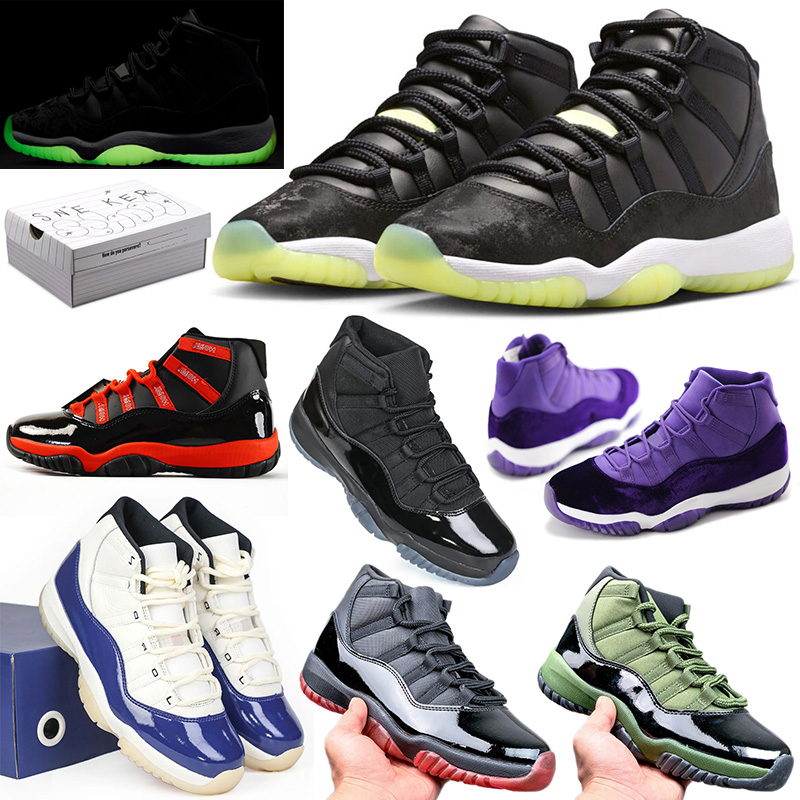 inner beast 11 11s basketball shoes for men women designer Gamma Blue Purple Rain Cherry Cool Grey Low Igloo Bred mens trainers outdoor sneakers with box