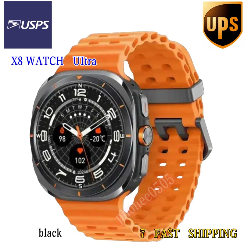 For Smart Watch Same style x8 watch Ultra 2 Men's Watch Series 9 10 Touch Screen iWatch Sport Watch Wireless Charging With 49mm 45mm Strap