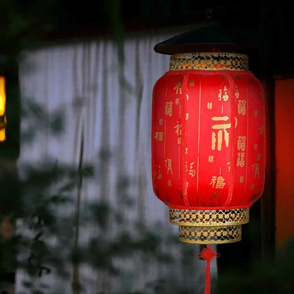 High Quality Antiqued New Years Lantern Thickened Waterproof Red Lantern Chinese Lanterns Ornament Chinese New Year Decoration W250929