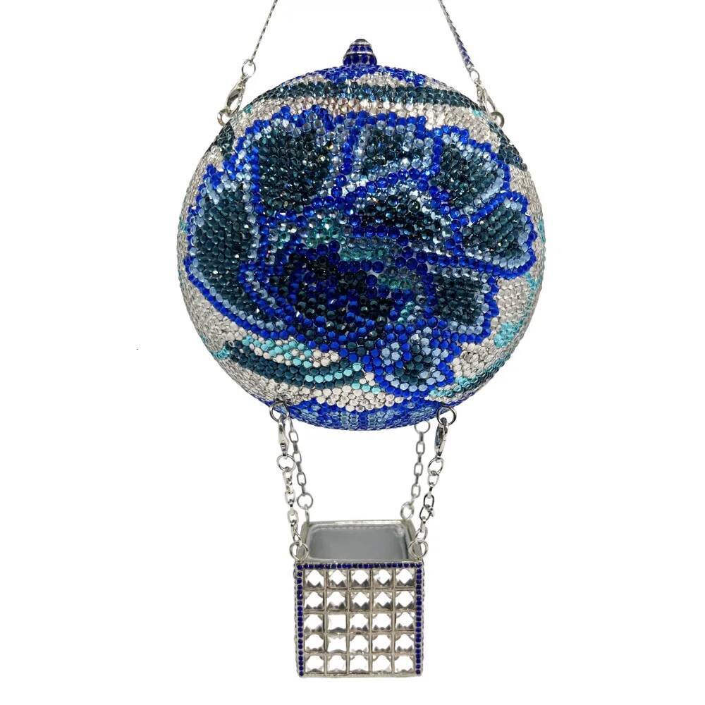 chongsukei Women Butterfly Crystal Evening Clutch Pusre Gorgeous Glittering Diamond Handbag Elegant Wedding Bridal Pusres Party Bags