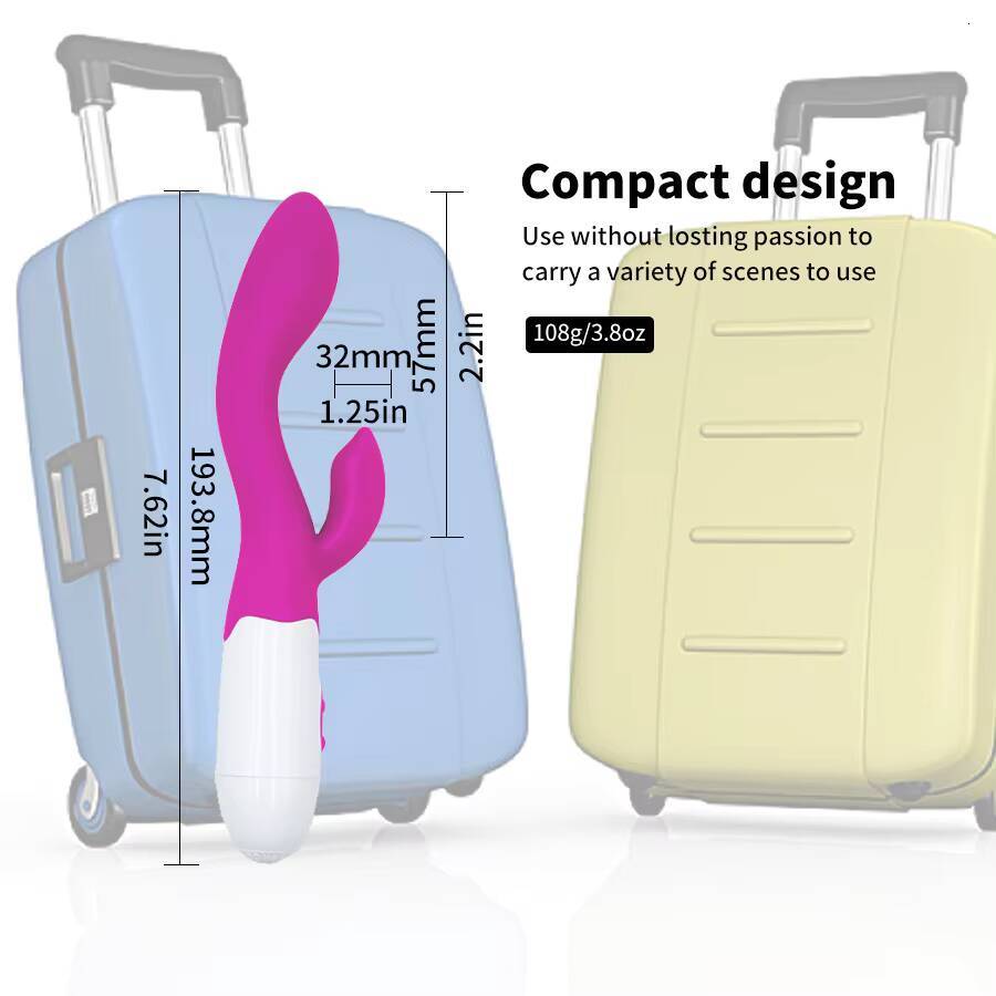 G Spot Rabbit Dildo Vibrator Orgasm Adult Toys USB Charging Powerful Masturbation Sex Toy for Women Waterproof Adult Sex Product