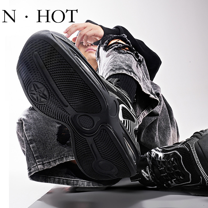 NHOT Designer Men's New Mesh Breathable Sports Running Shoes Retro Luxury Thick Soled Dad Shoes Lightweight Anti Slip Trendy Casual Shoes Board S