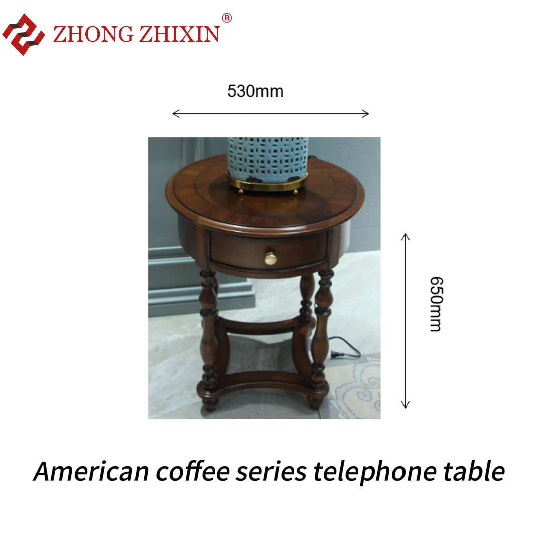 Zhongzhixin Designer Solid Wood King Bed & TV Stand Set, Luxury American Style - King Bed with Headboard + TV Cabinet with Storage, for Master Bedroom