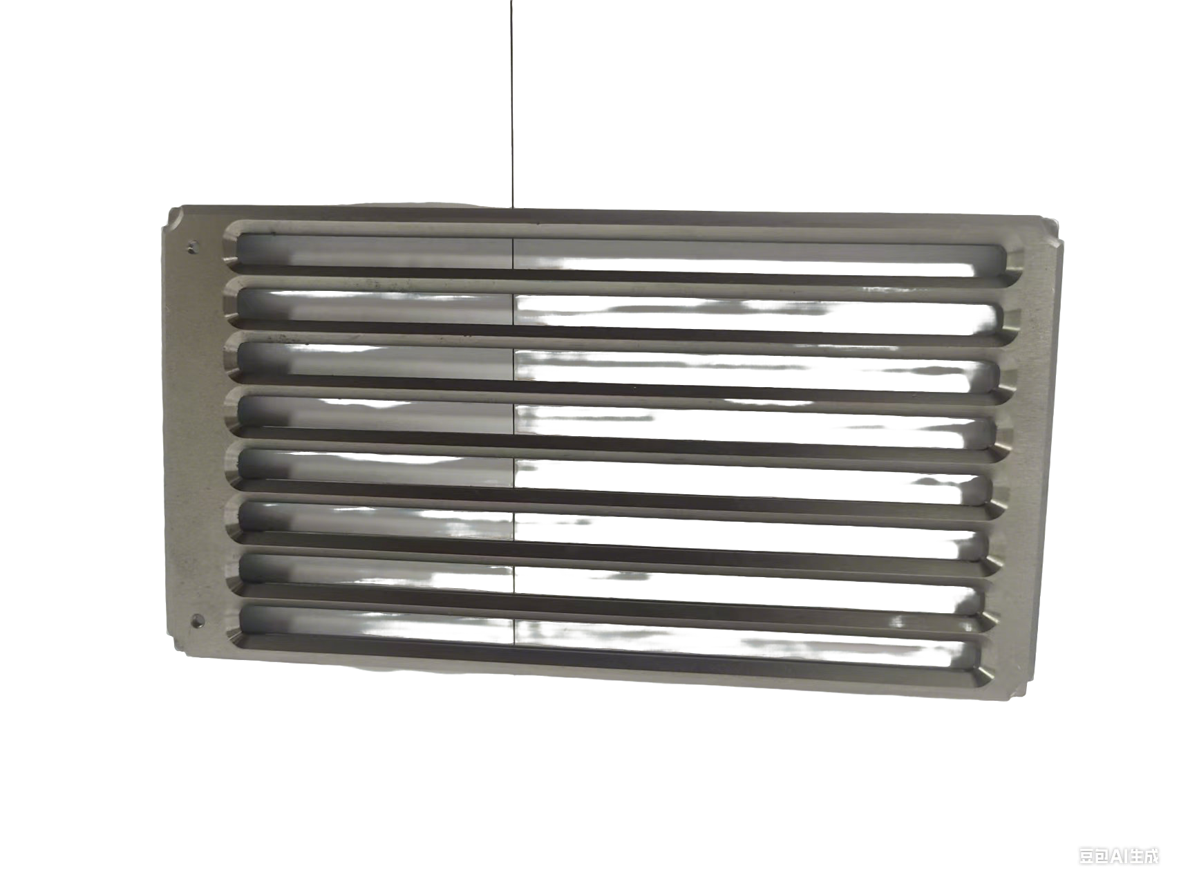 Common Tools Precision - Machined Aluminum Alloy Ventilation Grille with Multiple Slotted Openings for Industrial Equipment H09