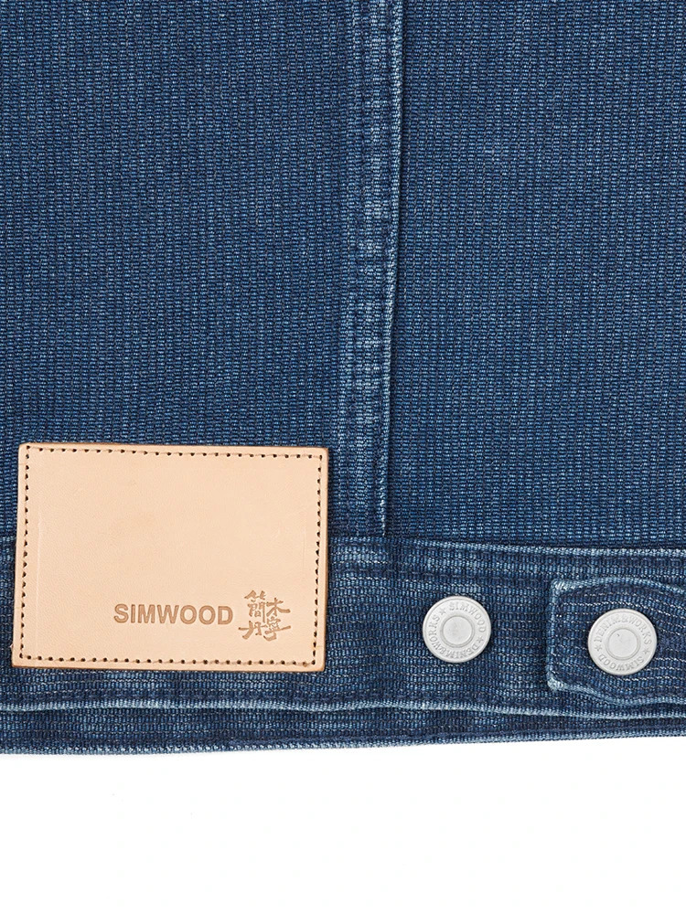 High Standard 2025 Autumn Oversize 12oz 100 Cotton Washed Indigo Blue Denim Jackets Fashion Cargo 250917Z