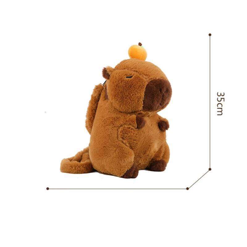 Cute Soft Plush Capybara Backpack Girl Fashionable Crossbody Women Kawaii Shoulder Bag Children Gifts For Girlfriend