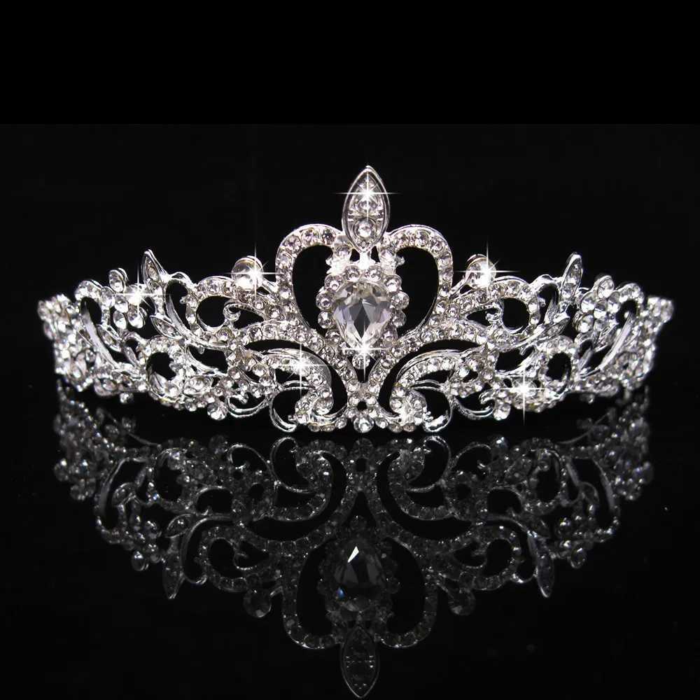 AINAMEISI New Bridal Princess Crown Headband Crystal Tiaras and Crowns HairBand Rhinestone Wedding Jewelry Hair cessories L250928NXHC