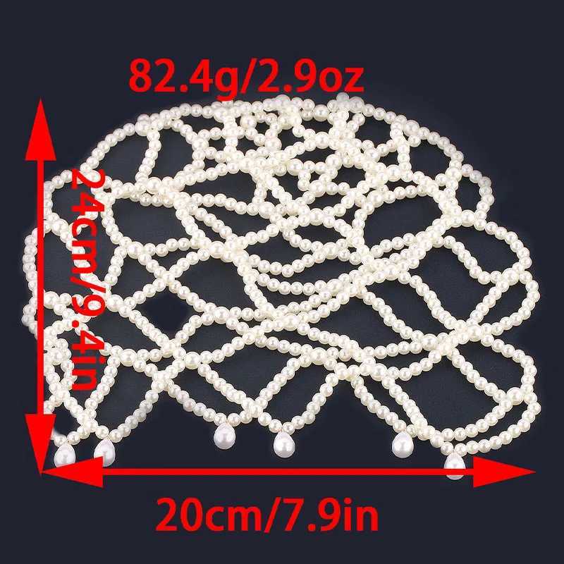 Stylish Pearls Weave Hat Bride and Bridesmaids Headpiece Fashion Wedding for Bride and Bridesmaids L250928Y3V9