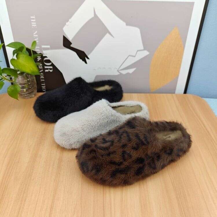 2024 Soft Thick Women's Elegant Gentlewoman Non-Tiring Warm Platform Sole Internet Celebrity New Casual Cotton Slippers
