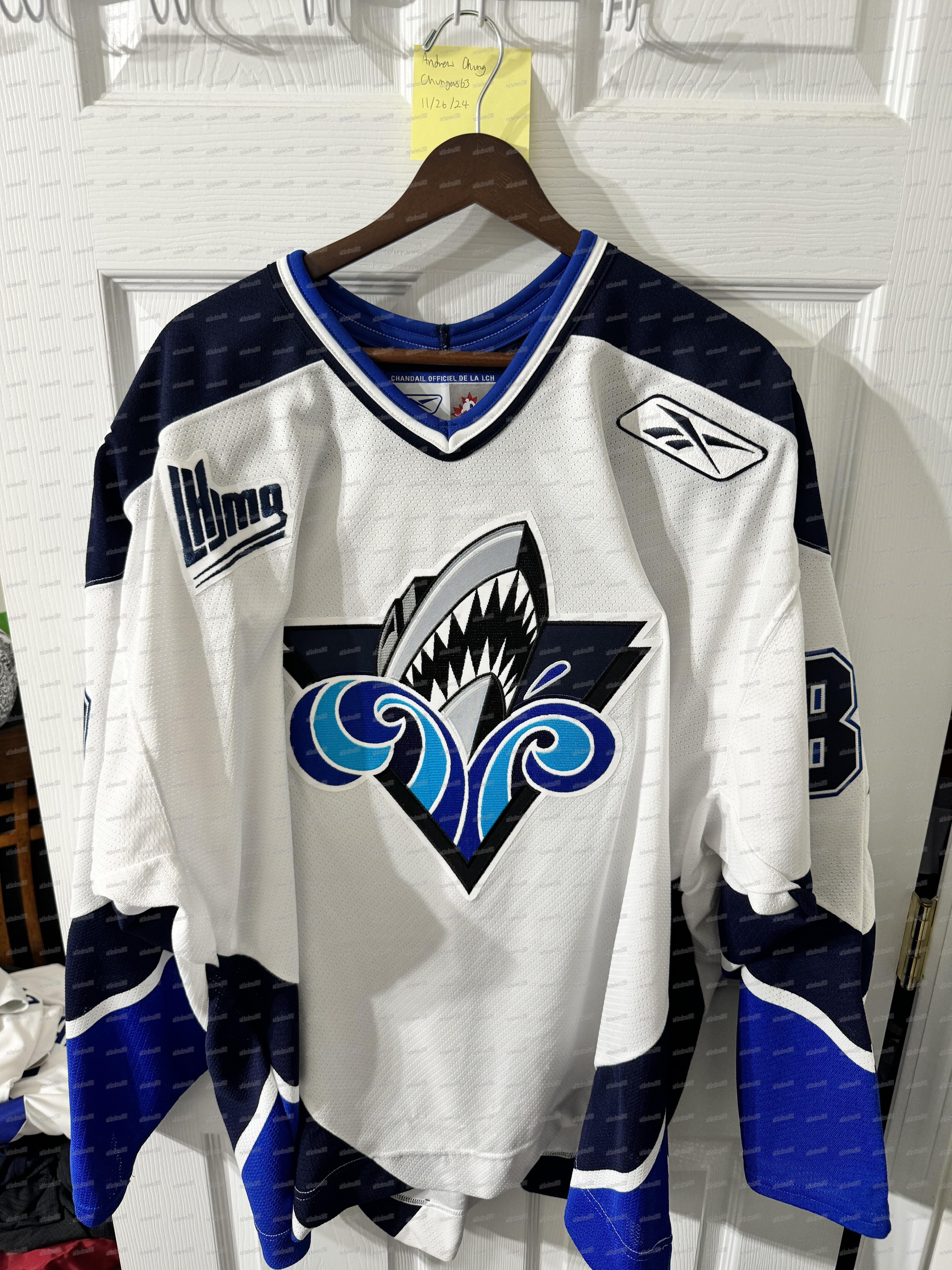 Personalized Custom Rimouski Oceanic Hockey Jersey 87 Sidney Crosby Number Embroidered Letter Number Design Polyester Men's Retro Classic Sportsw