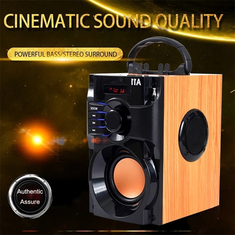 Portable Column Bluetooth Speaker High Power Subwofer Super Bass Computer Speakers with Remote Control support Fm Radio TF USB 240618
