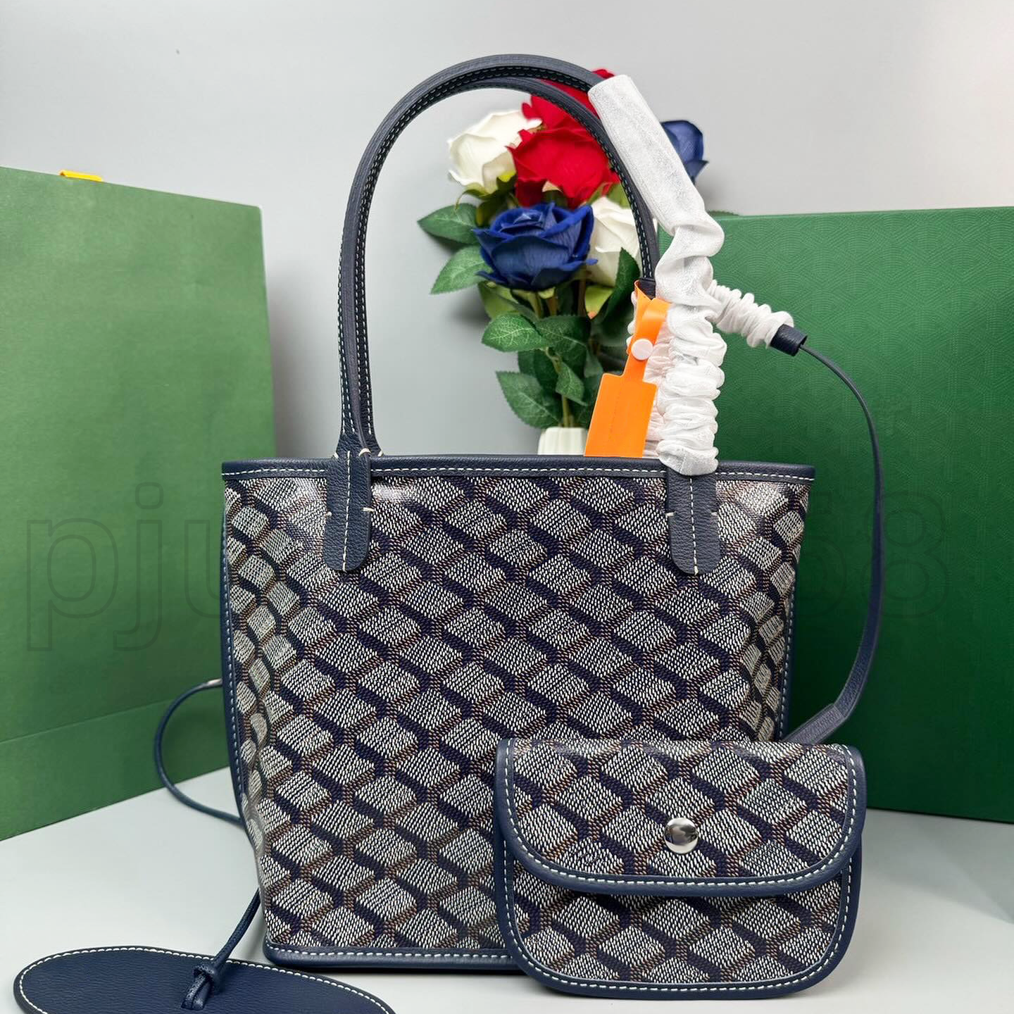 Anjou mini tote bag Luxury Designer bags totes Womens mens handbags double sided shopping bag Top quality leather crossbody Shoulder Bag Clutch travel bag Wallets