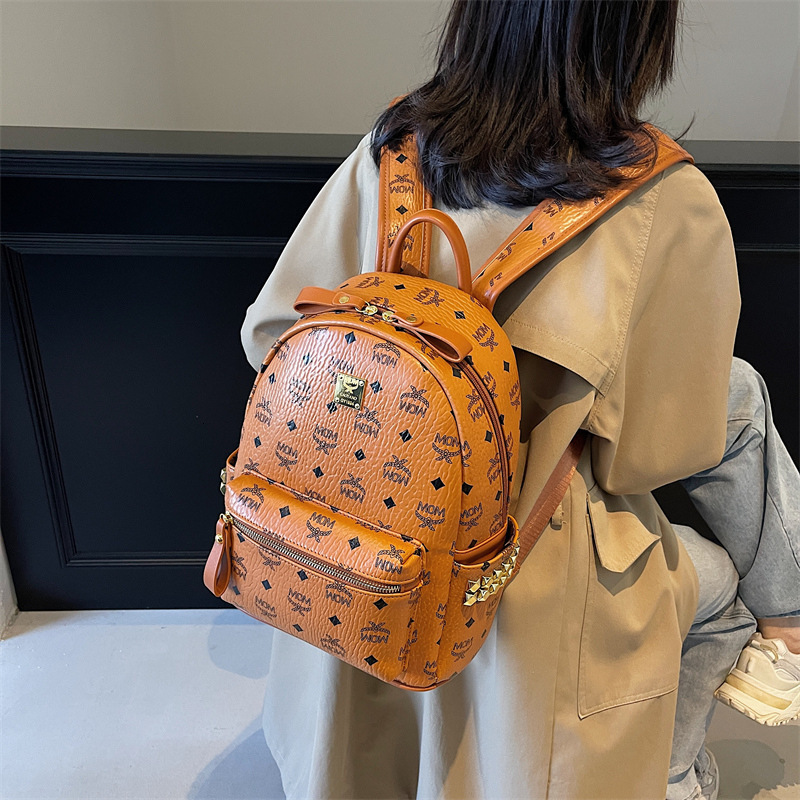 Designer Bag Luxury Bag High-Quality Women's Handbag Shoulder Bag M Home Fashion Retro Classic Flower Large Capacity Letter Rivet Backpack