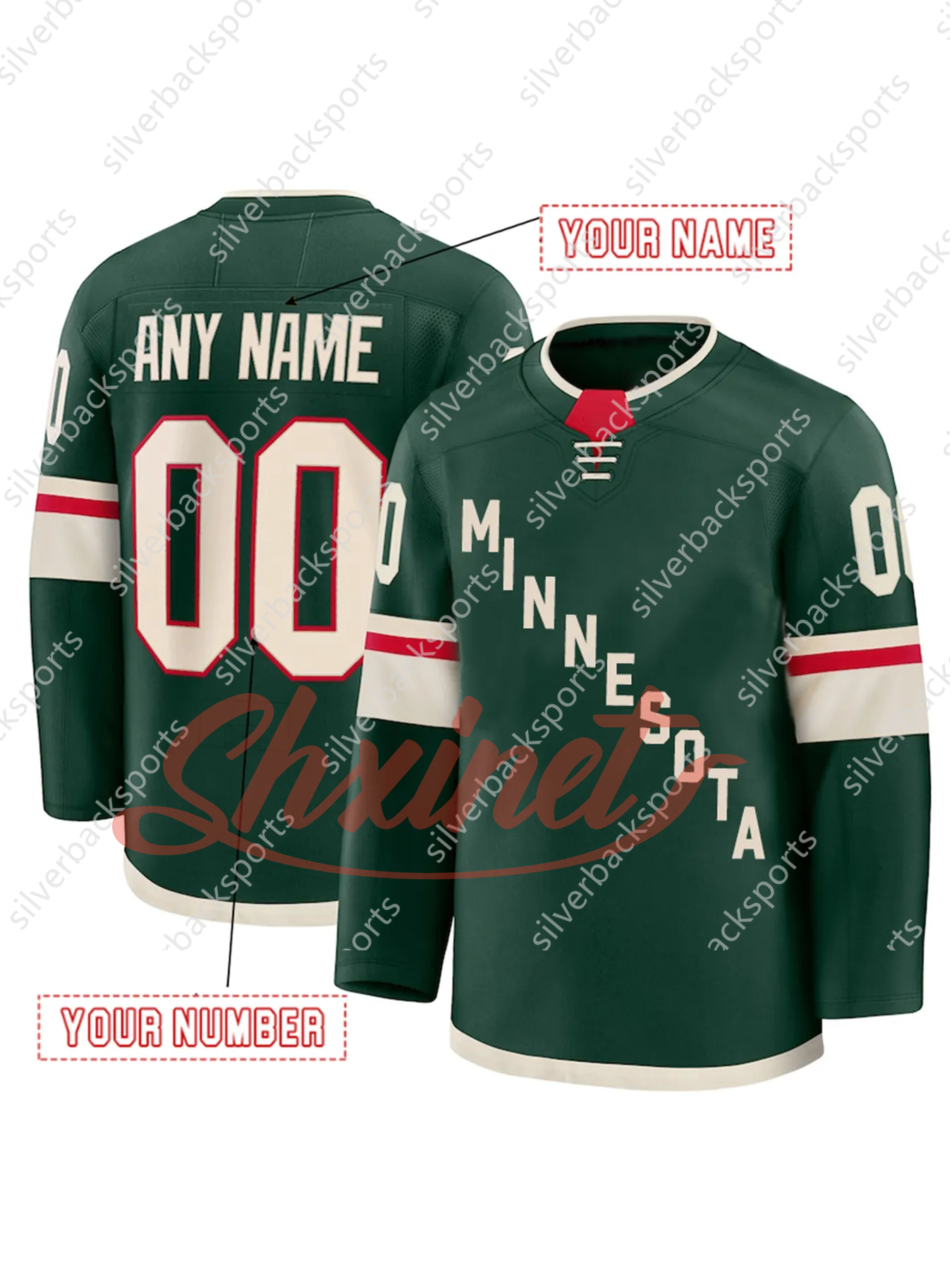 Personalized Custom Kirill Kaprizov 25th Anniversary Jersey Matthew Boldy Brock Faber Marc-Andre Fleury Marcus Foligno Mats Zuccarello Eriksson Ek