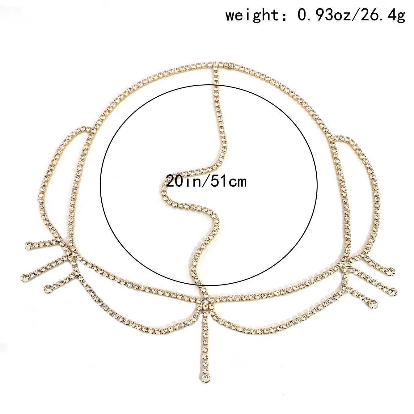 1pc Fashion Bridal Wedding tassel Forehead Chain Water Diamond Hair cessories Hair Chain L2509285Y41