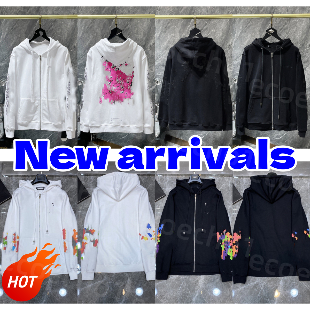 chrom Hoodies Fashion chromHoodies Designer Hoodies Sweatshirts Hip Hop Running Jacket Pullover Hooded cardigan Loose Man Hoody clothina hiah Quality