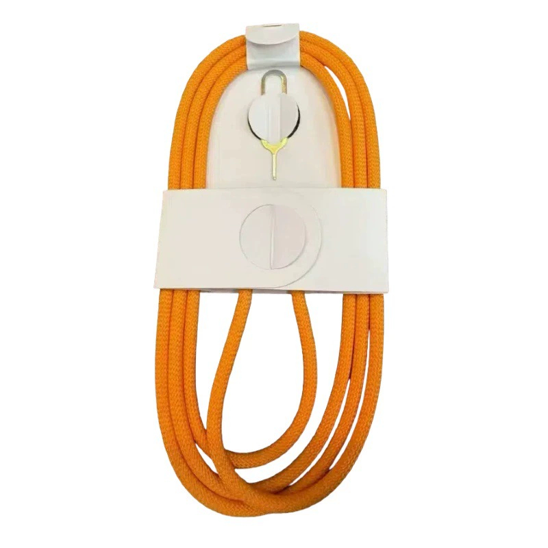 USB-C to C Braided Cable for iPhone 17 16 15 60W Super Fast Charging Type C Cord with Sim Card Tool izeso