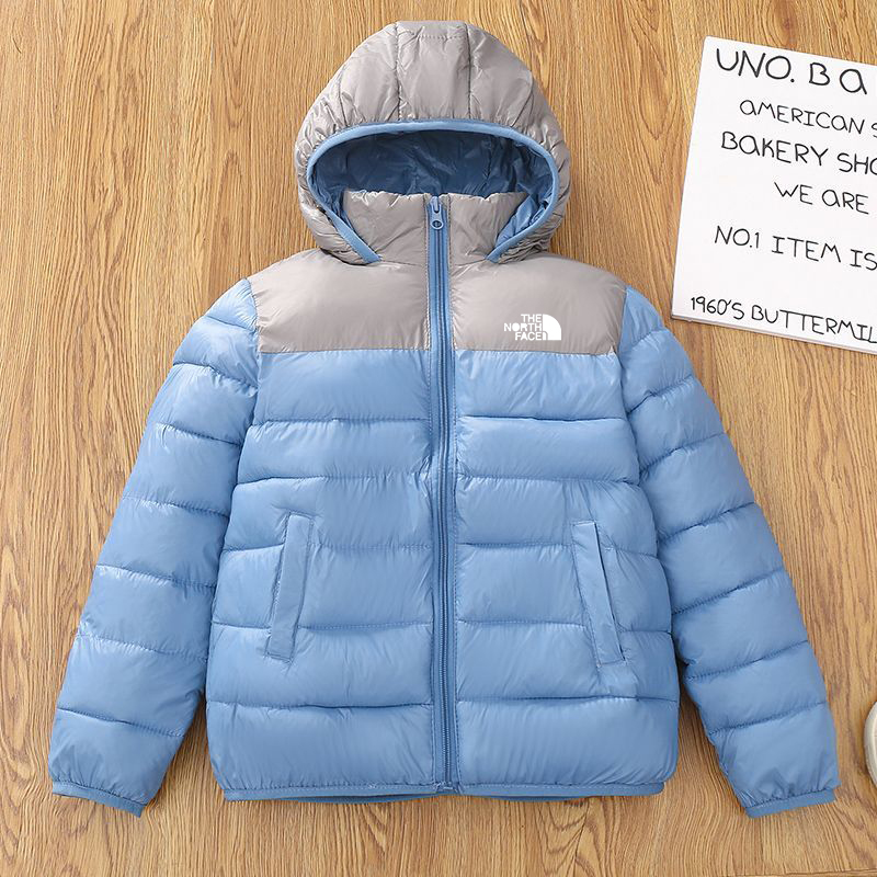 Winter Coat Kids Down Jacket Fashion Classic Outdoor Warm Down Coats Striped Letter Print Puffer Boys Jackets Clothes 4-15