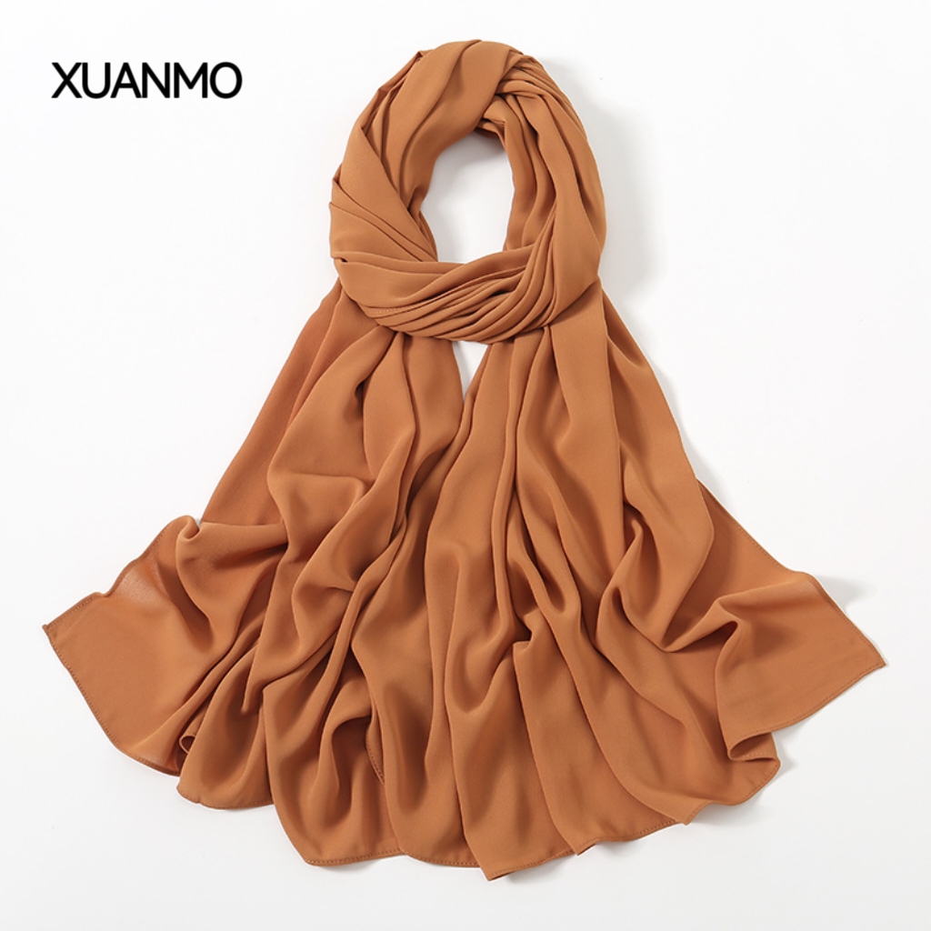 K1981 High-end solid color cashmere thick scarf, all-match warm neck scarf for autumn and winter, women's commuting daily fashion accessories, in