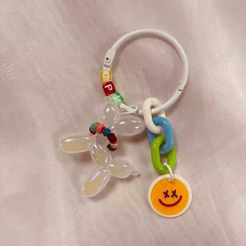 Balloon Car Antilost Keychain Bag Pendant Accessories Small Gift H250928