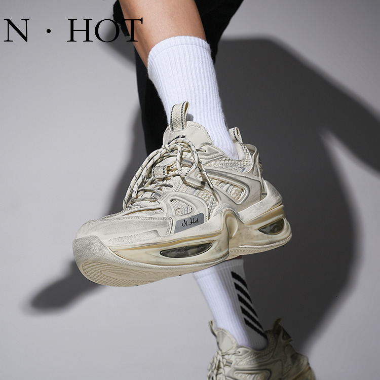 NHOT Designer Luxury Men's Dirty Shoes Breathable Air Cushion Trendy Basketball Shoes Dad Shoes Fashion Outdoor Anti Slip Wear-resistant Sports R