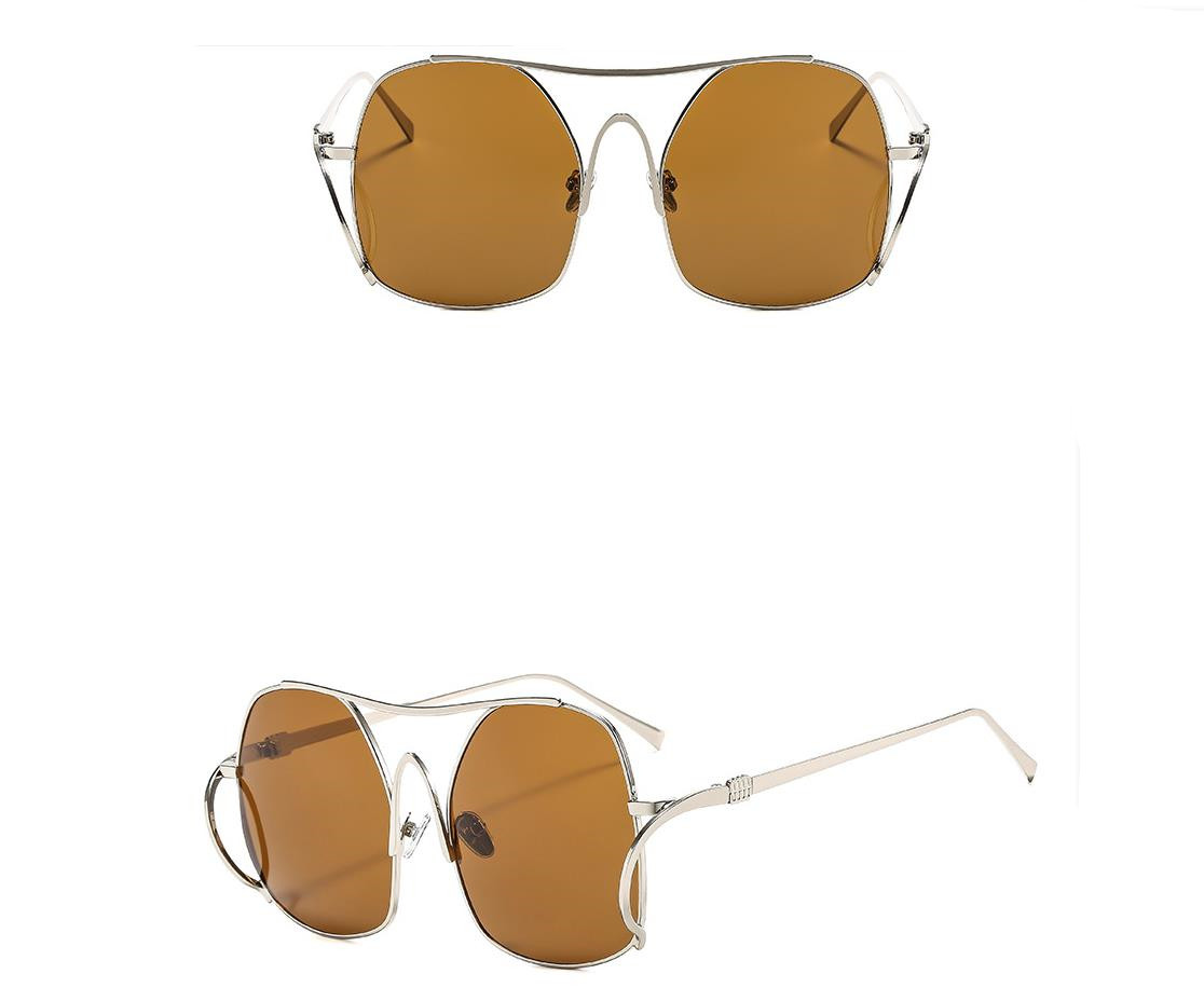 Designer Sunglasses For Men Women Men Oversized Frame Dance Party Sunglasses UV400 Protection Sunglasses Luxury Polarized Goggle Pilot PC Frame Eyewea