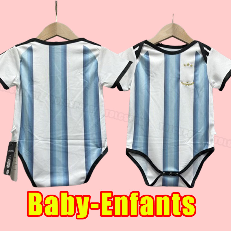 Baby Enfants 25 26 Argentina Soccer Jerseys DYBALA MESSIs 2025 2026 LAUTARO MARTINEZ DI MARIA Football Shirt KUN AGUERO MARADONA away home child kits