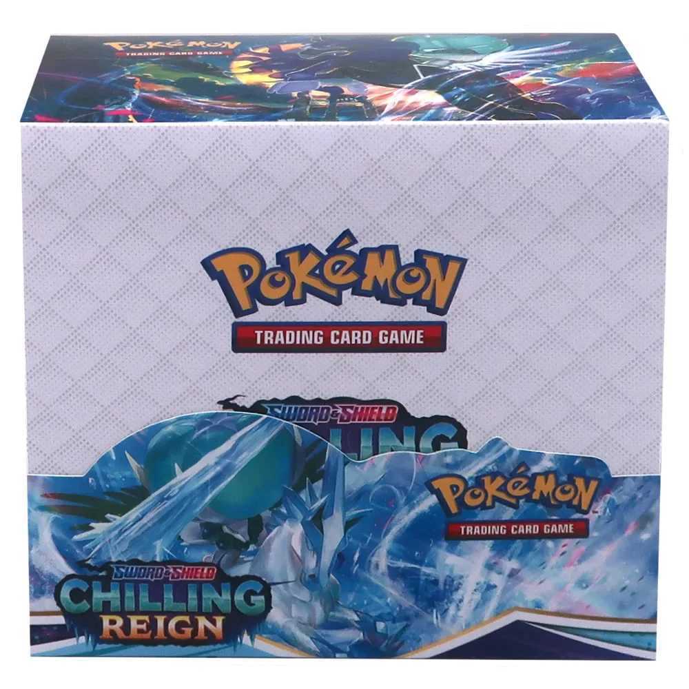 324Pcsbox Sun Moon Ultra Prism 36 Pack Booster Box Card Game Collecting Toys Board Game Chilling Reign L250929CIVR