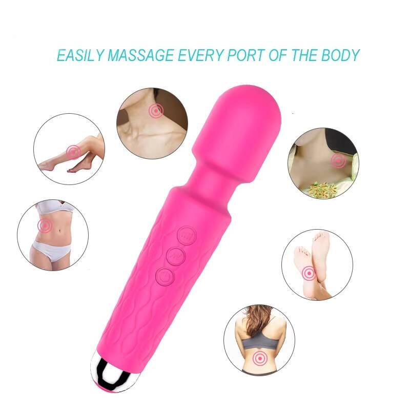 Mini Massage Wand Clitoral Stimulator G Spot Vibrating Sex Toy 10 Vibrator Speeds Massager Av Wand Dildo Vibrating