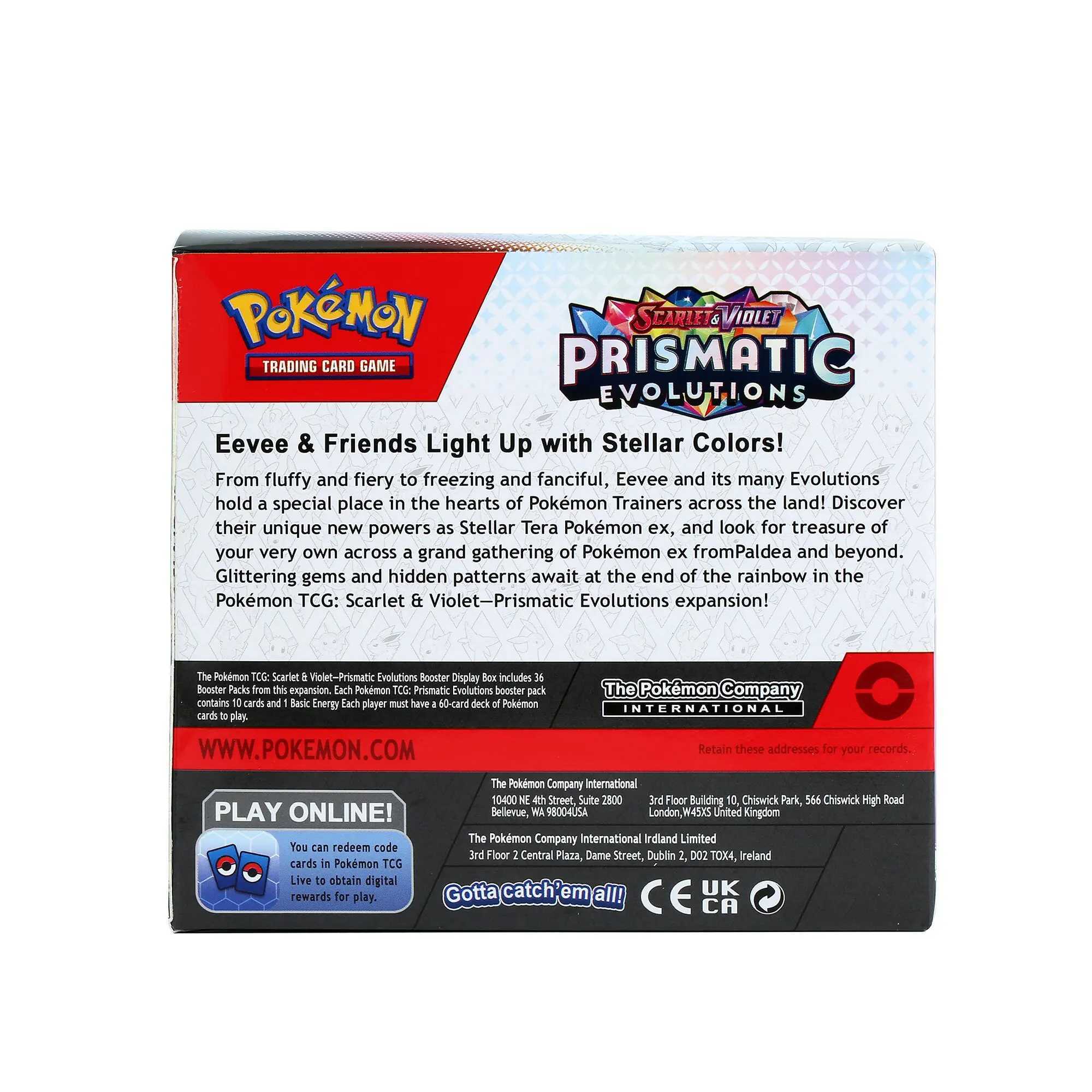 360Pcs Card Destined Rivals Prismatic Evolutions 151 PALDEAN English Booster Battle Transaction Card L250929STBD