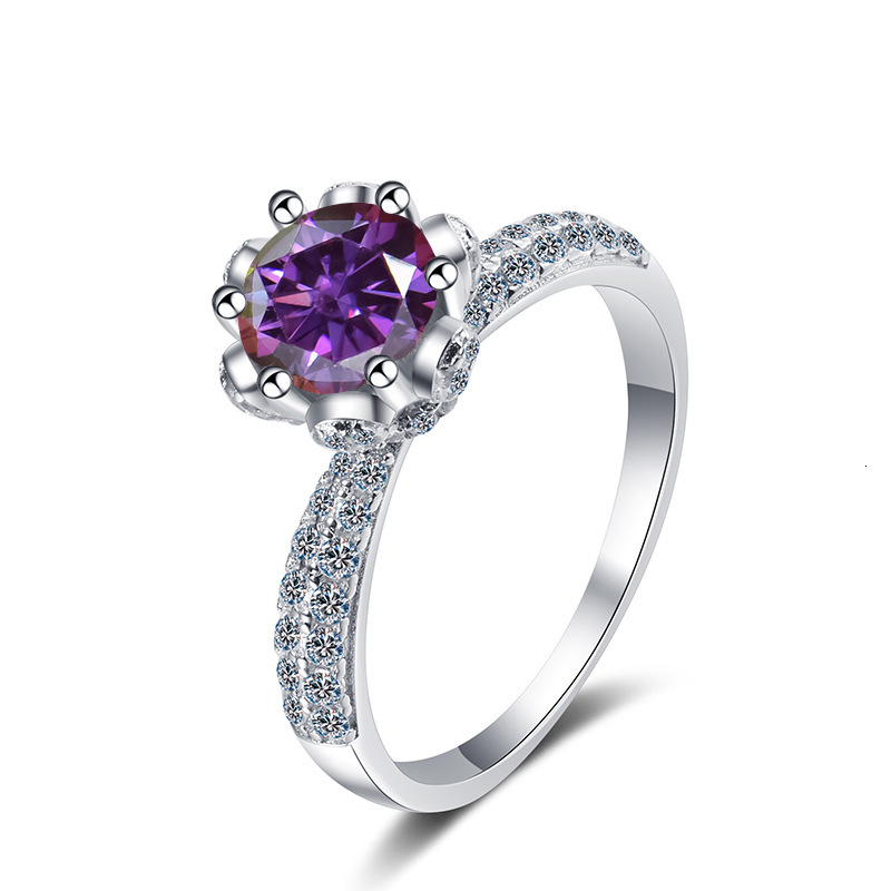 2025 New S925 Sterling Silver Ring for Women men's engagement ring 1 CT Moissanite Ring Hot-Selling Model with box