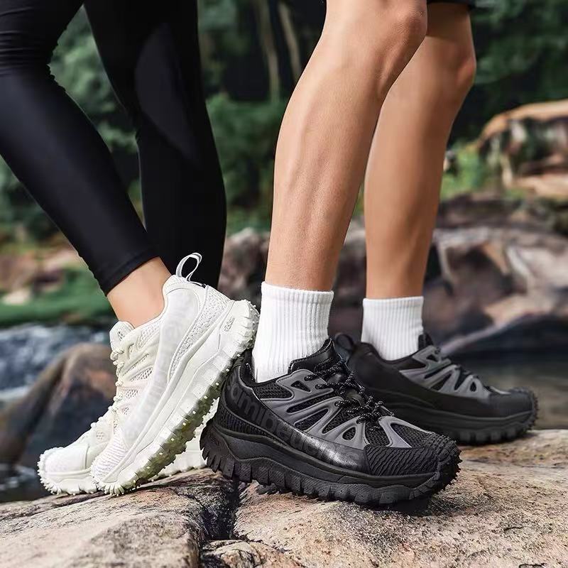 Hot selling couple shoes breathable mesh shoes ins trendy shoes thick sole heightening dad shoes men's sports casual shoes