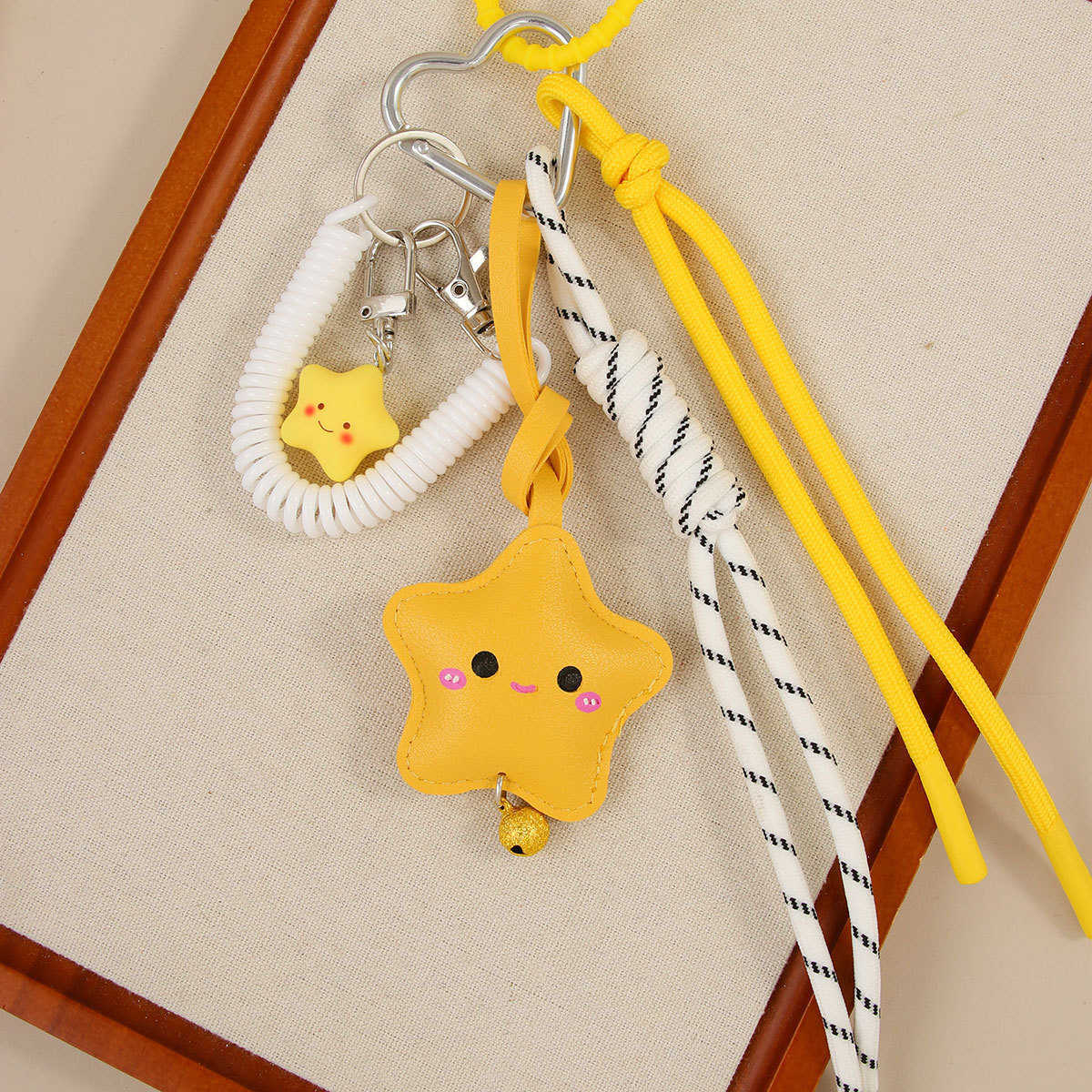 Cute Little Keychain Pendant Leather Bag Pendant Decoration H250928