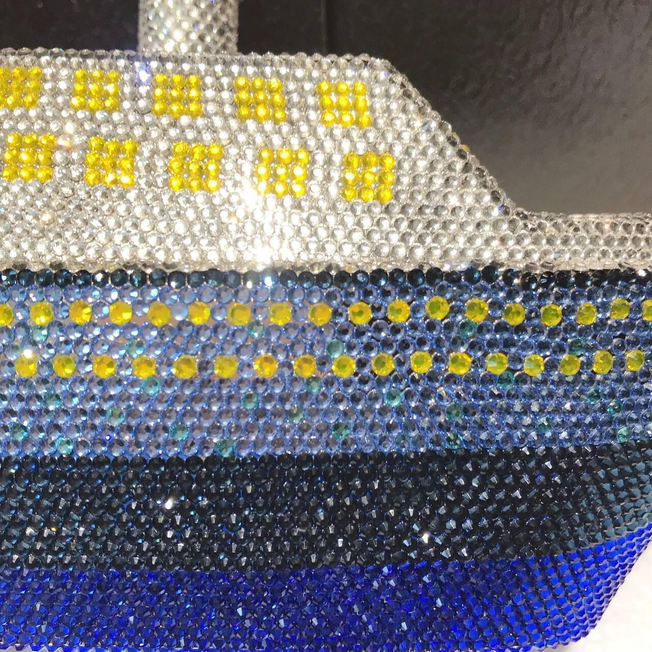 chongsukei New Boat Crystals Clutch Purse RED Blue Women Gems Evening Clutch Bag Wedding Bridal Minaudiere Rhinestones Handbags and Purses