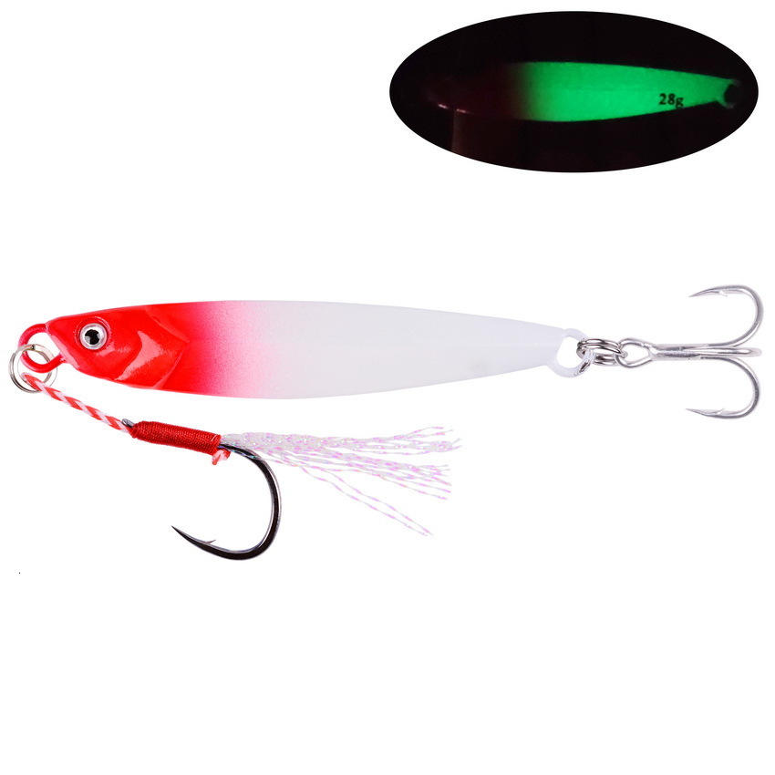 10PCS Casting Metal Jigs Fishing Lures Set 7G-40G Shore Cast Jigging Spoon Jig Sea Fishing Lures Jigging Artificial Bait Tackle 240315