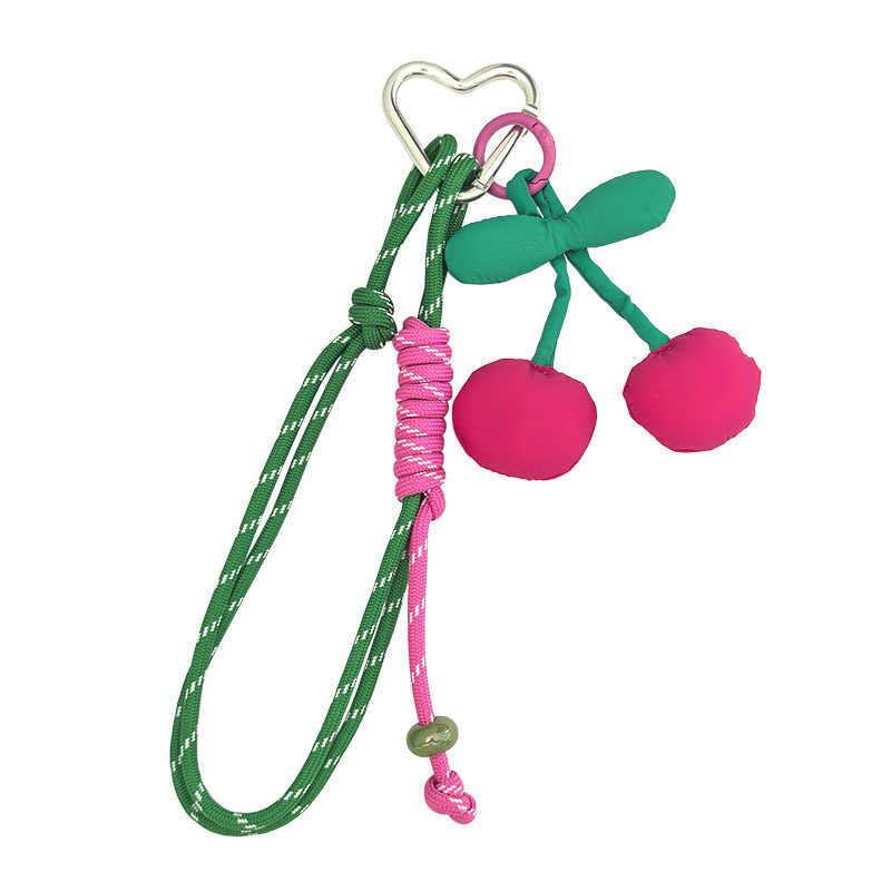 Creative Niche Fruit Fabric Bag Pendant Keychain H250928