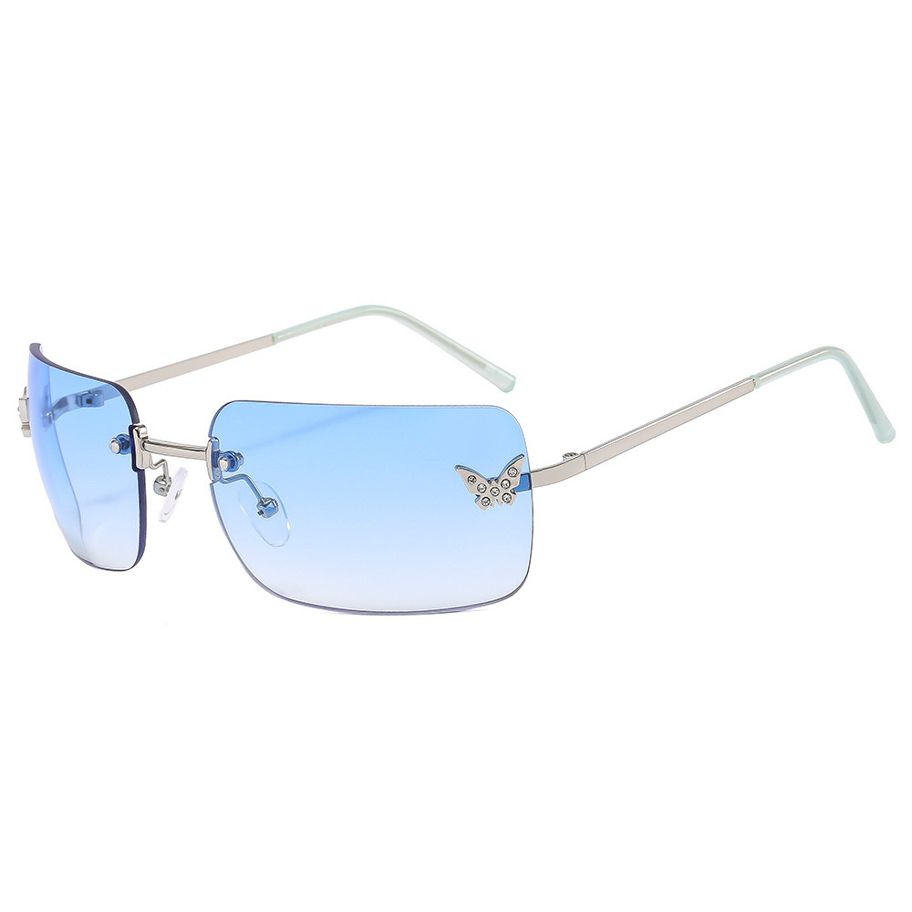 Designer Sunglasses For Men Women Square Butterfly Diamond Sunglasses Fashion UV400 Protection Sunglasses Luxury Polarized Goggle Pilot PC Frame Eyewe