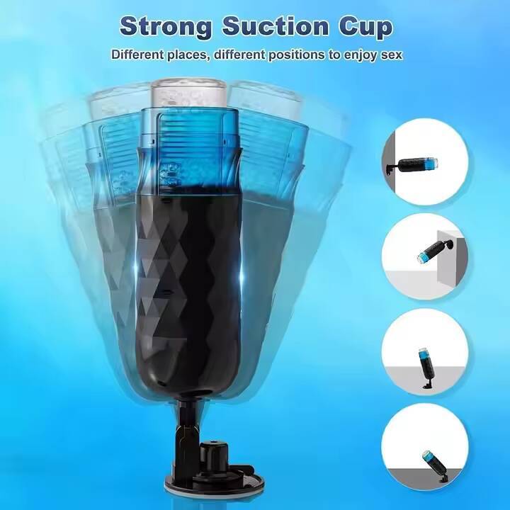 Hot Sale 10Frequency Variable Speed Automatic Telescopic Intelligent Male Masturbator TPE Sex Toys with Voice Vibration Cup