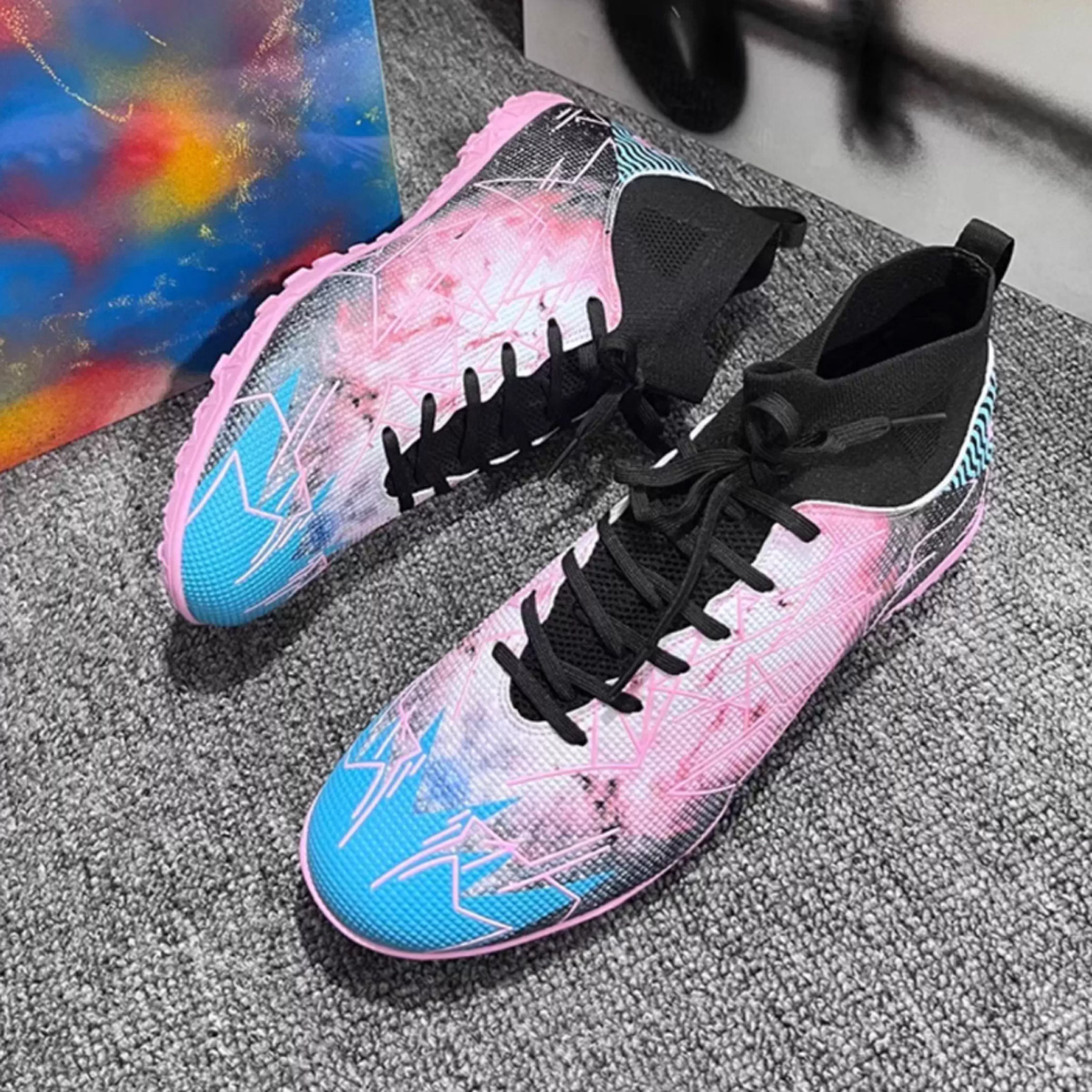 Jifffly Designer shoes Sports Shoes For Men 2025 New Adult Youth Competition Training FG Long Stud Luxury Sports sneakers For Both Men And Women