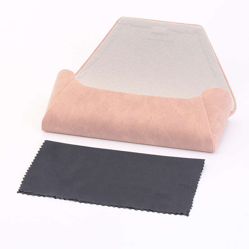 Kasha PU Zipper Patgas Luxury Packaging Box Red Wolf Glasses Cloth Screwdriver Accessories Set