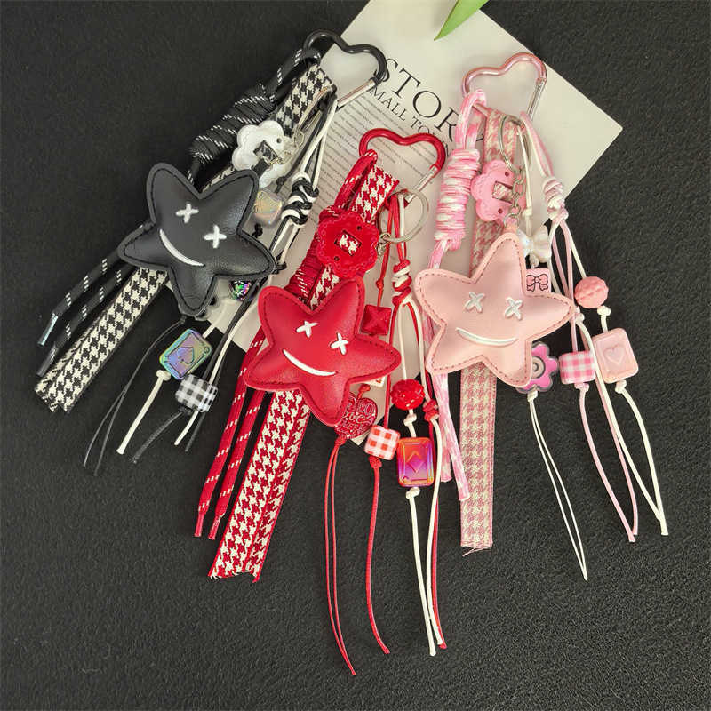 Niche Fashion Fivepointed Pendant Woven Bag H250928