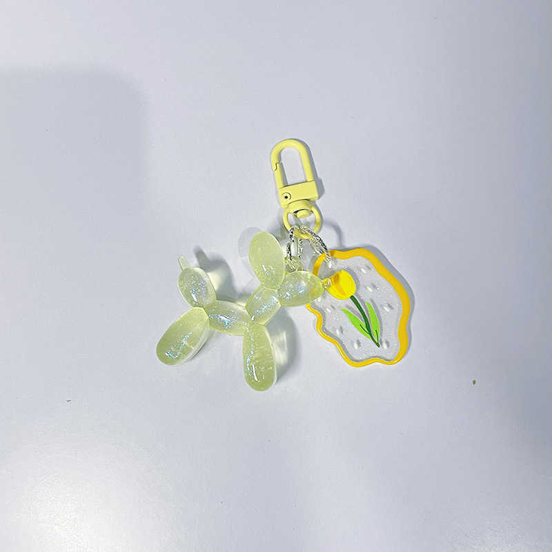2023 New Luminous Balloon Keychain Bag Pendant Colorful Keychain Accessories H250928