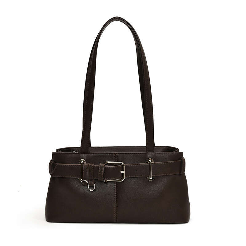 2025 New Autumn Winter Vintage Belt Lock Motorcycle Fashion Commuter Bag